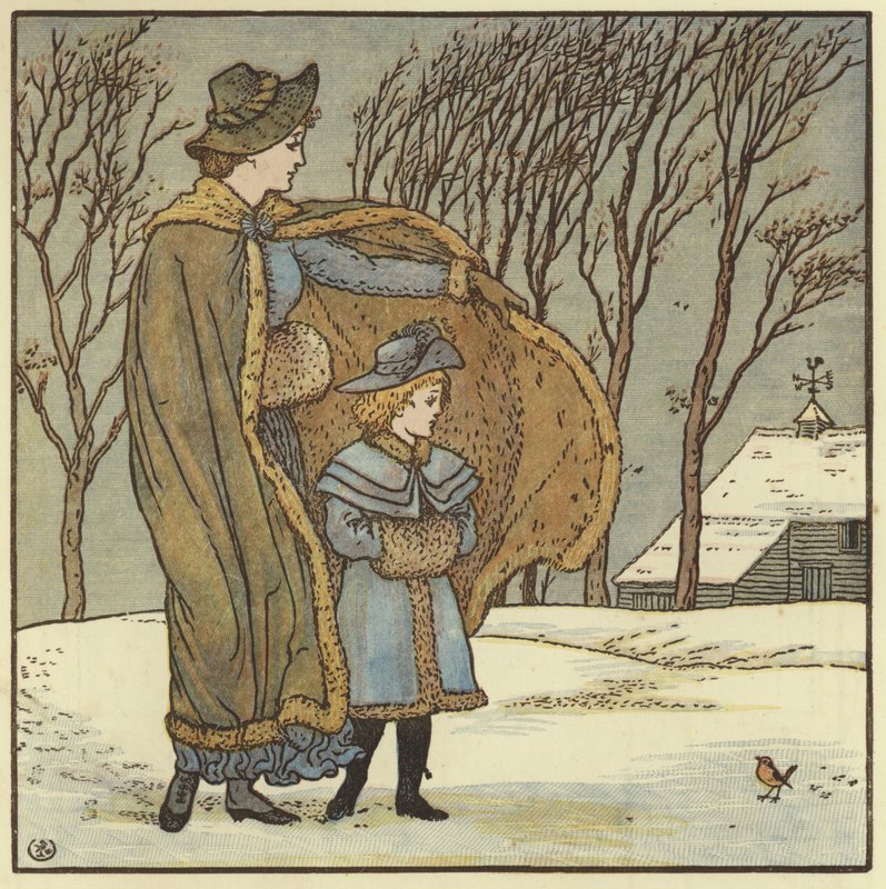 Il vento del nord soffia da Walter Crane