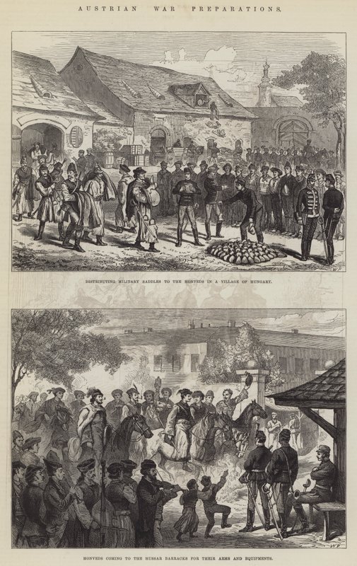 Preparativi di Guerra Austriaci da Walter Paget