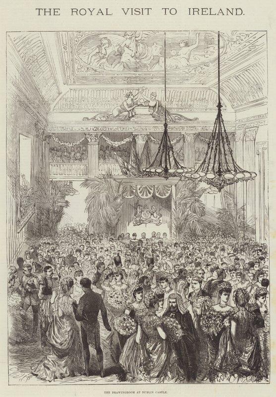 La visita reale in Irlanda da Walter Paget