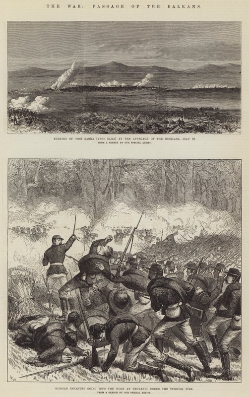 La guerra, passaggio dei Balcani da Walter Paget