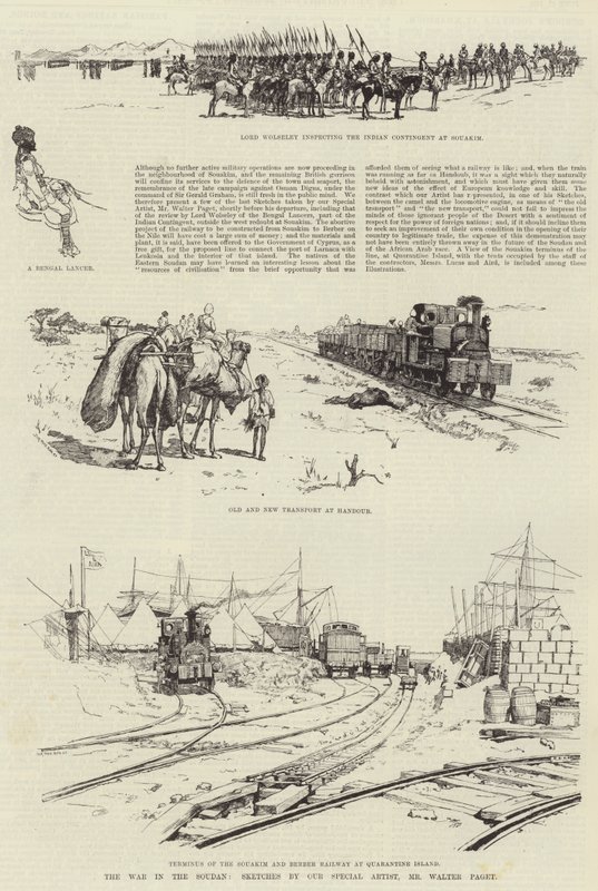 La guerra in Sudan da Walter Paget