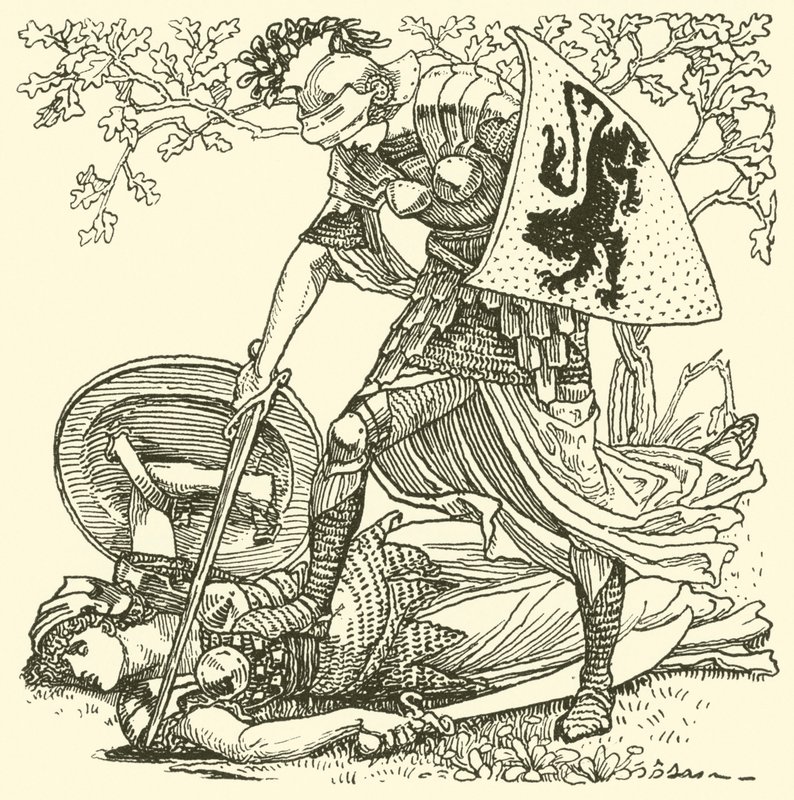 Da La Regina delle Fate di Spenser (incisione) da Walter (after) Crane