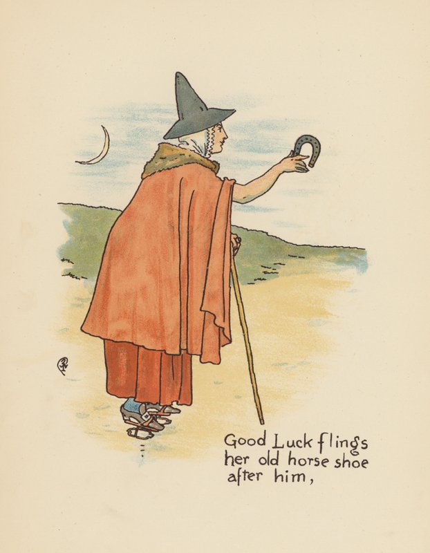 Illustrazione per Legends for Lionel di Walter Crane (litografia a colori) da Walter (after) Crane