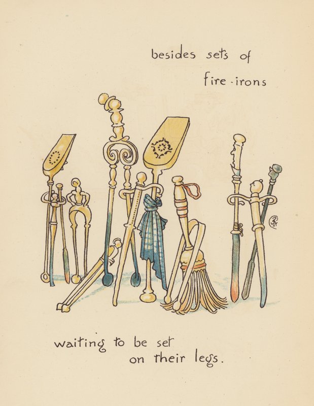 Illustrazione per Legends for Lionel di Walter Crane (litografia a colori) da Walter (after) Crane