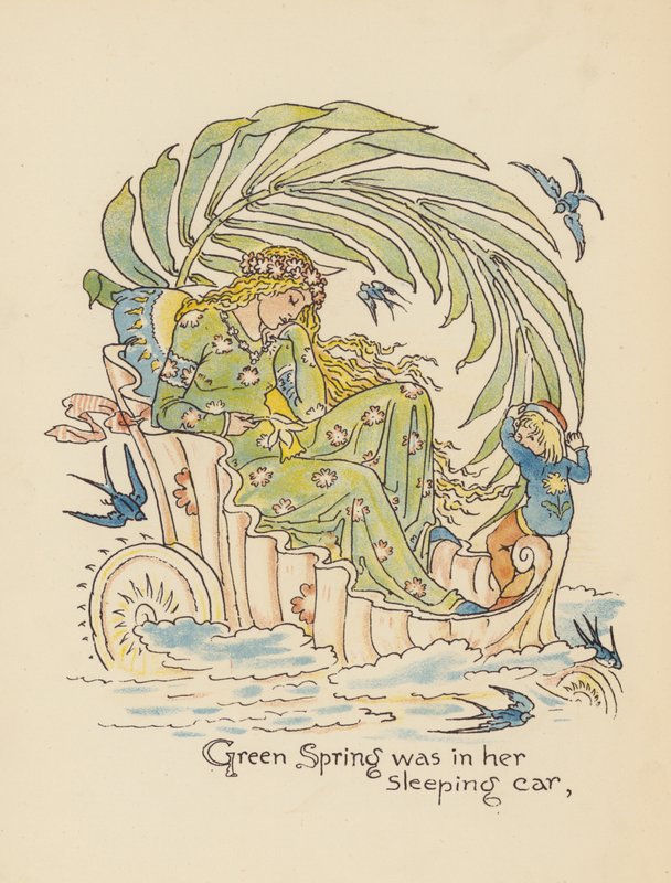 Illustrazione per Legends for Lionel di Walter Crane da Walter (after) Crane