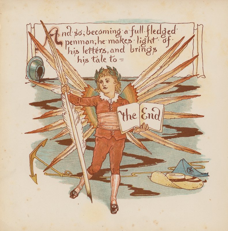 Illustrazione per Pothooks and Perseverance di Walter Crane da Walter (after) Crane