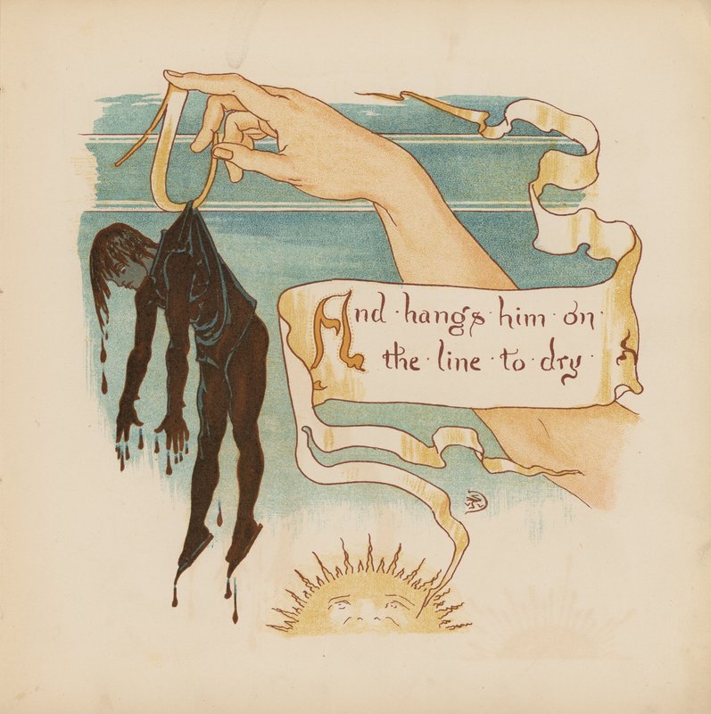 Illustrazione per Pothooks and Perseverance di Walter Crane da Walter (after) Crane