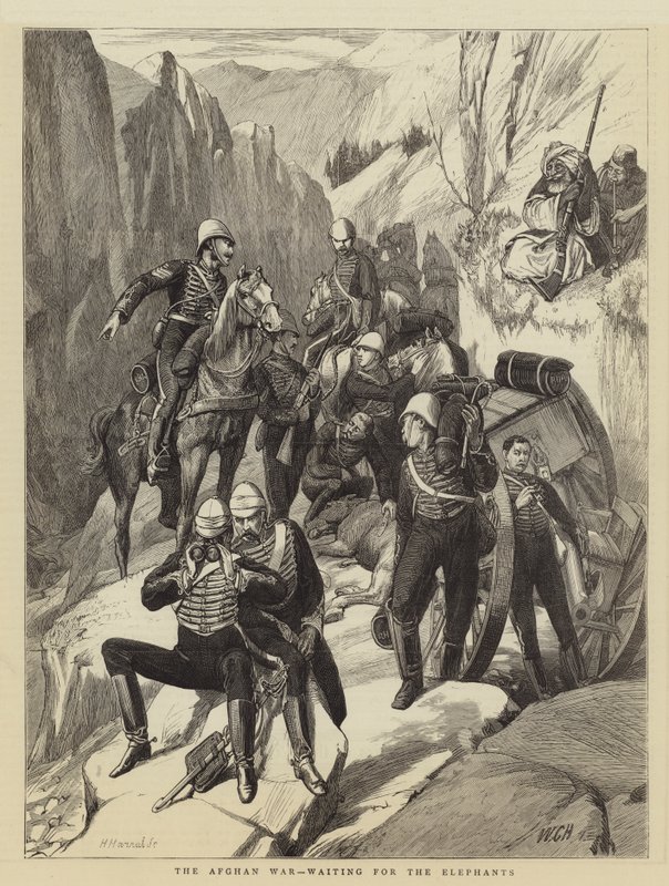 La guerra afgana, in attesa degli elefanti da Walter Charles Horsley