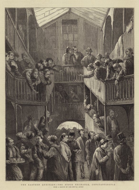 La questione orientale, la Borsa, Costantinopoli da Walter Charles Horsley