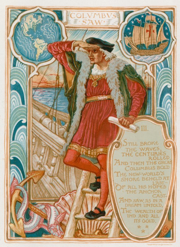 Colombo vide da Walter Crane