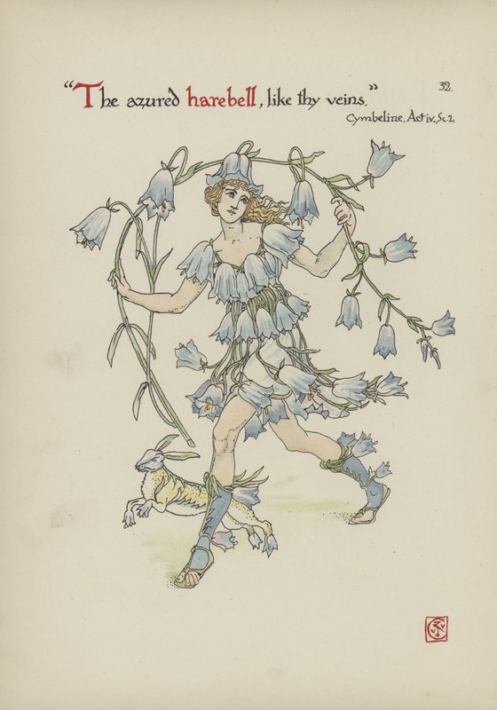 Fiori dal giardino di Shakespeare da Walter Crane