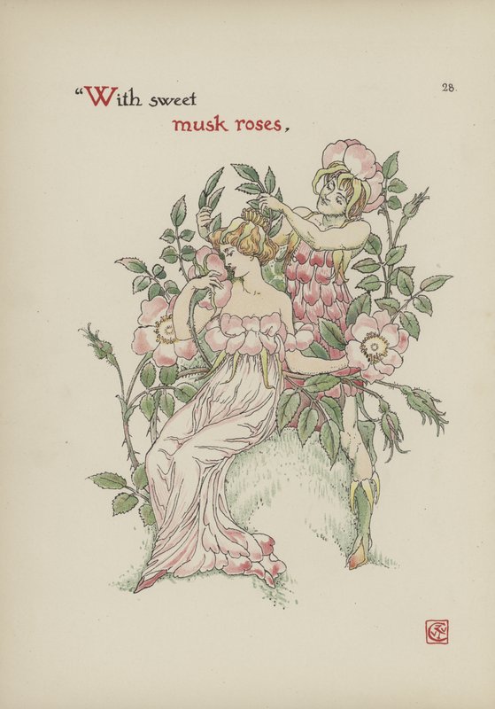 Fiori dal giardino di Shakespeare da Walter Crane