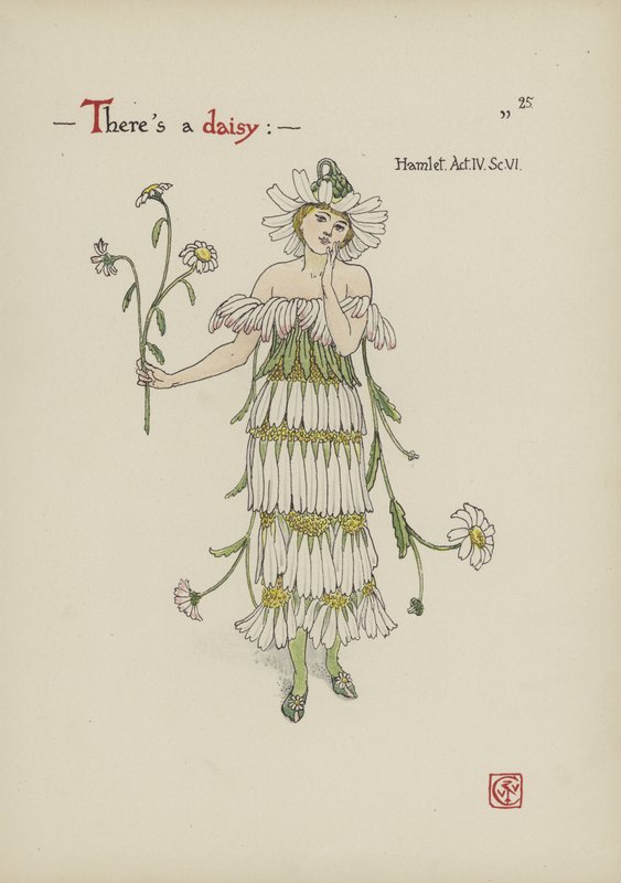 Fiori dal giardino di Shakespeare da Walter Crane