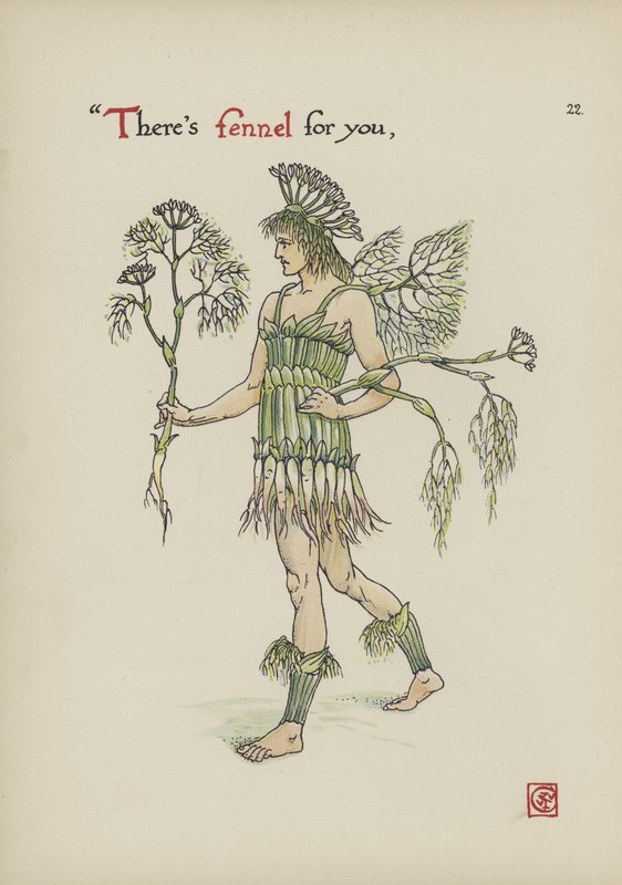 Fiori dal giardino di Shakespeare da Walter Crane