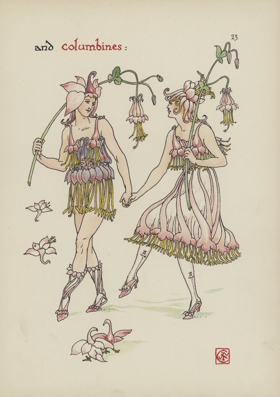 Fiori dal giardino di Shakespeare da Walter Crane