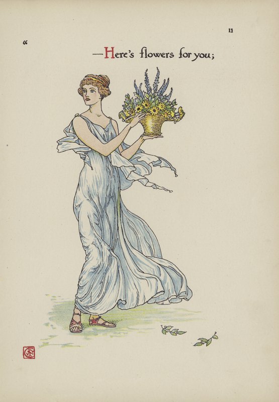 Fiori dal giardino di Shakespeare da Walter Crane