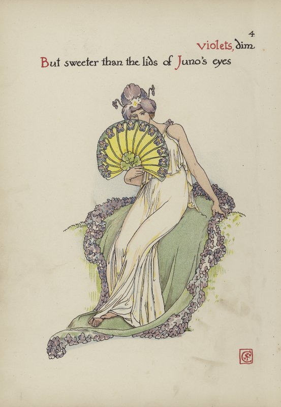 Fiori dal giardino di Shakespeare da Walter Crane