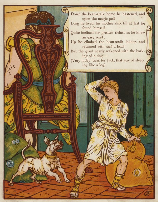 Jack e il fagiolo magico da Walter Crane
