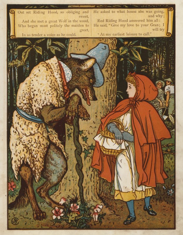 Cappuccetto Rosso da Walter Crane