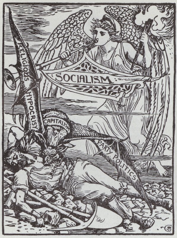 Il vampiro capitalista da Walter Crane