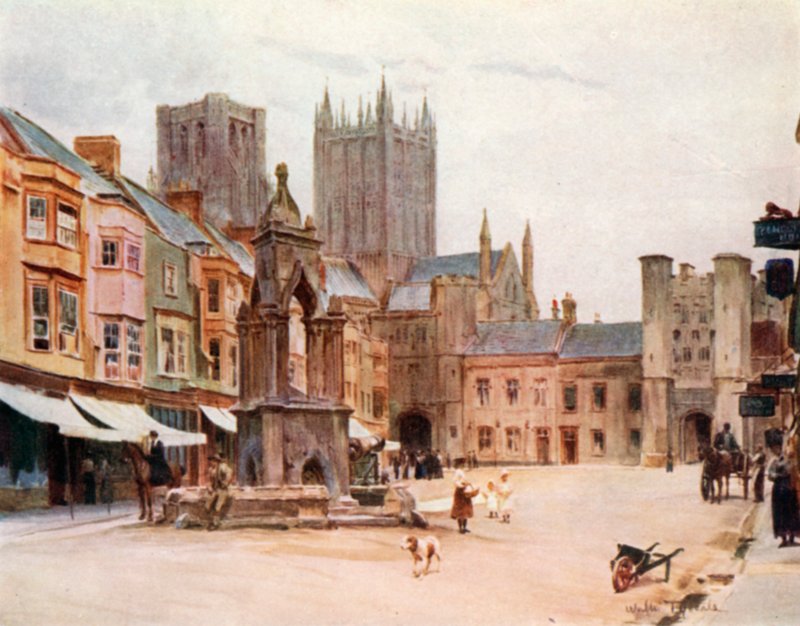 La Piazza del Mercato, Wells da Walter Frederick Roofe Tyndale
