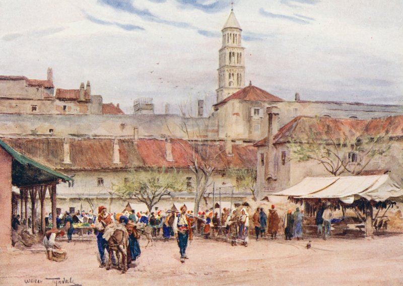 Il mercato di Spalato da Walter Frederick Roofe Tyndale