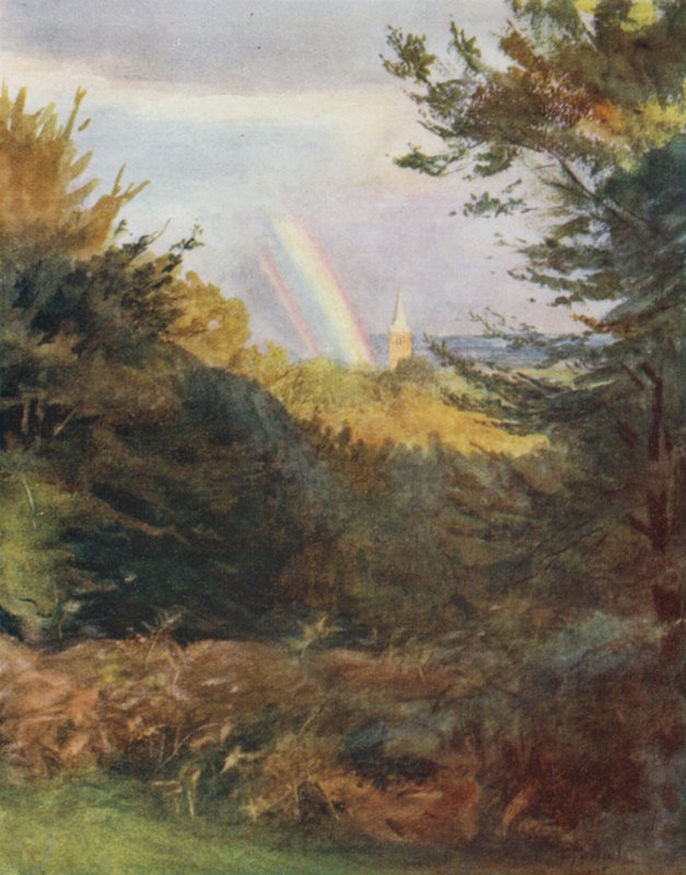 La Nuova Foresta: Chiesa di Lyndhurst da Emery Down da Walter Frederick Roofe Tyndale