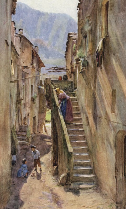 Vicolo del Ponte, Villa Nuova Di Albenga, Italia da Walter Frederick Roofe Tyndale