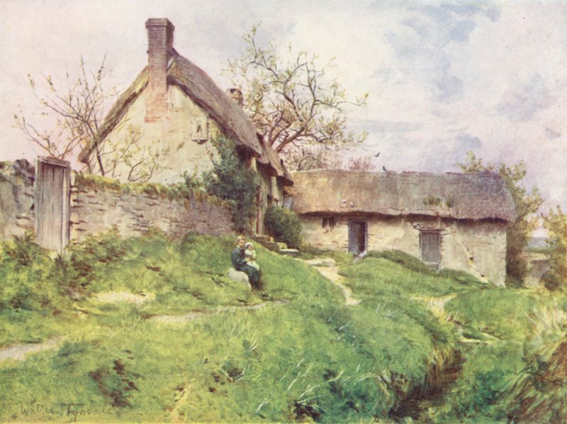 Wessex: Un gruppo di cottage a Sutton Poyntz, vicino a Weymouth da Walter Frederick Roofe Tyndale