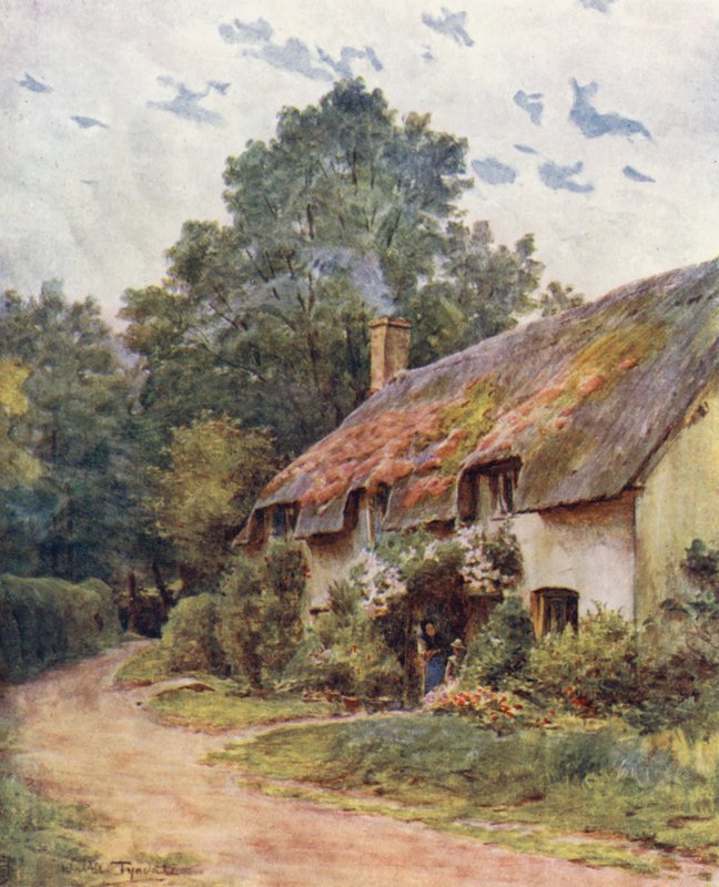 Wessex: Un tipico cottage di Wessex da Walter Frederick Roofe Tyndale