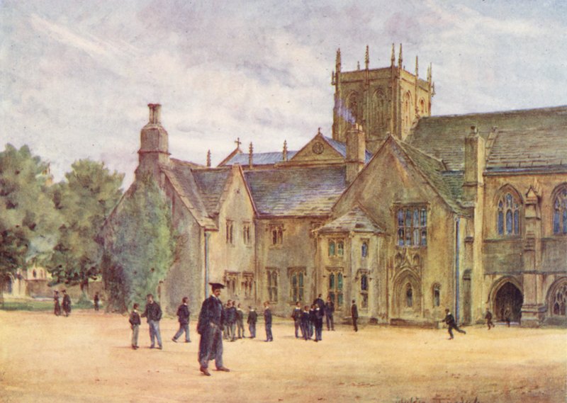 Wessex: Sherborne College (litografia a colori) da Walter Frederick Roofe Tyndale