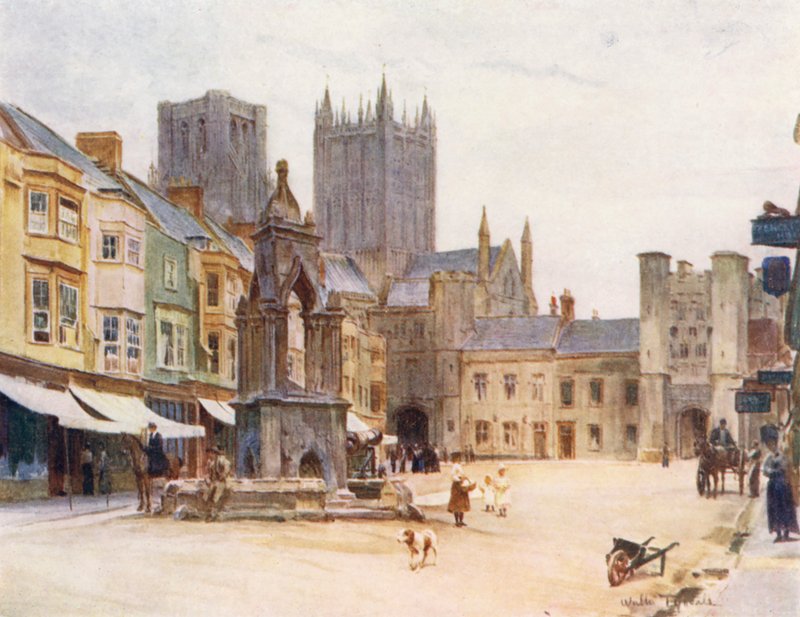Wessex: La piazza del mercato, Wells da Walter Frederick Roofe Tyndale