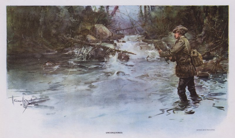 Inconquistato: scena di pesca da Walter Granville Smith