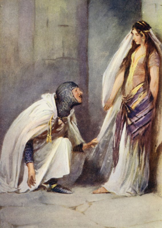Illustrazione per Ivanhoe di Sir Walter Scott da Walter Grieve