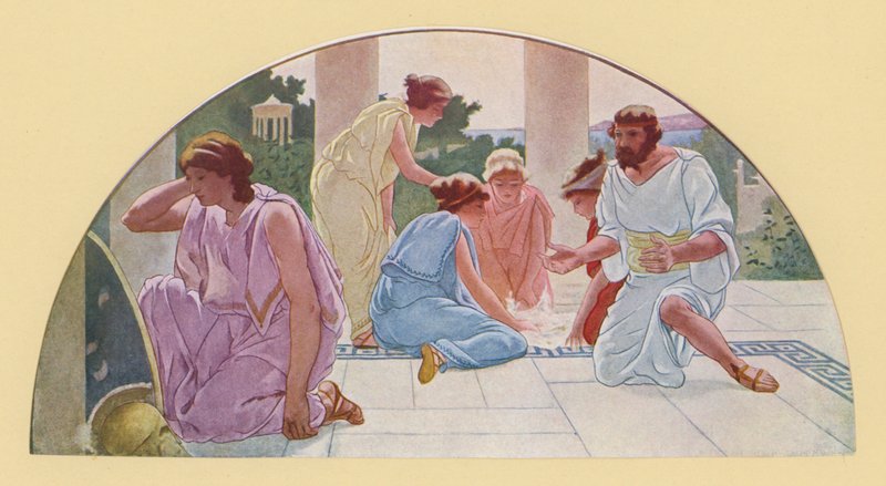 Achille travestito da scolara scoperto da Ulisse da Walter MacEwen