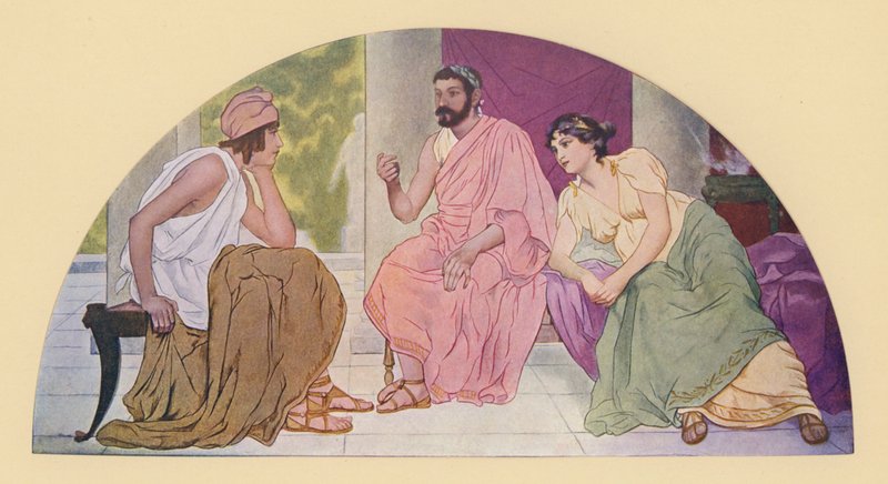 Parigi a casa di Menelao ed Elena da Walter MacEwen
