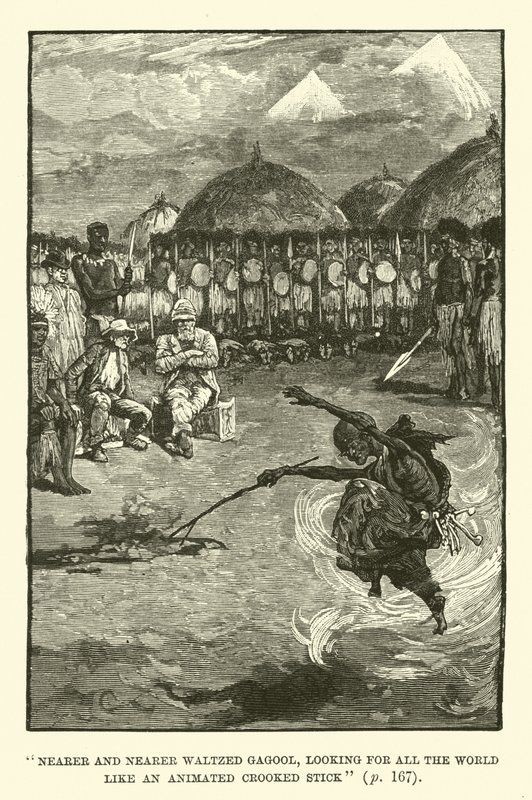 Illustrazione per Le miniere di re Salomone di H. Rider Haggard da Walter Paget
