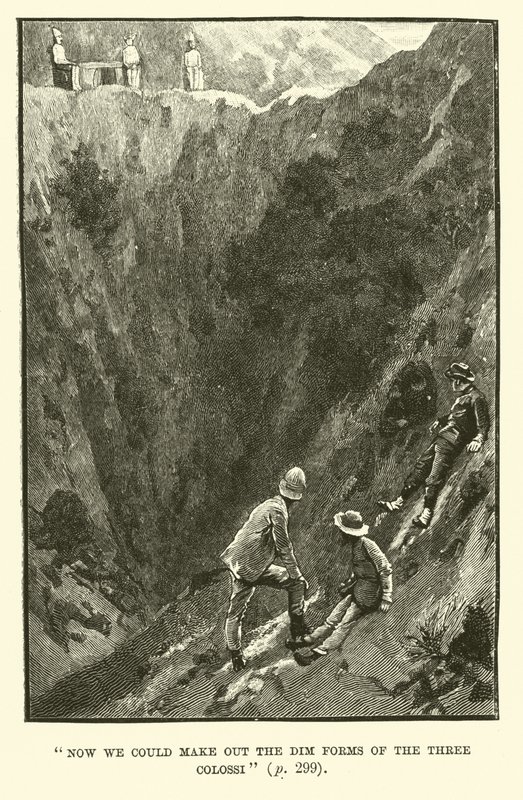 Illustrazione per Le miniere di re Salomone di H. Rider Haggard da Walter Paget