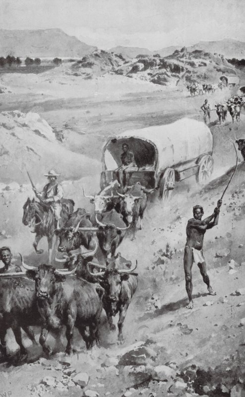 Il grande Trek boero verso Natal nel 1835-36 da Walter Paget