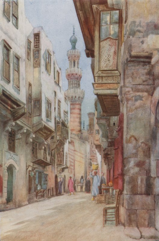 Porta della Moschea di Ibrahim Agha, Il Cairo da Walter Spencer Stanhope Tyrwhitt