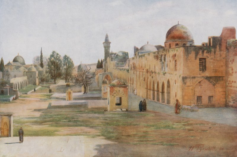Haram Es Shereef, Gerusalemme da Walter Spencer Stanhope Tyrwhitt