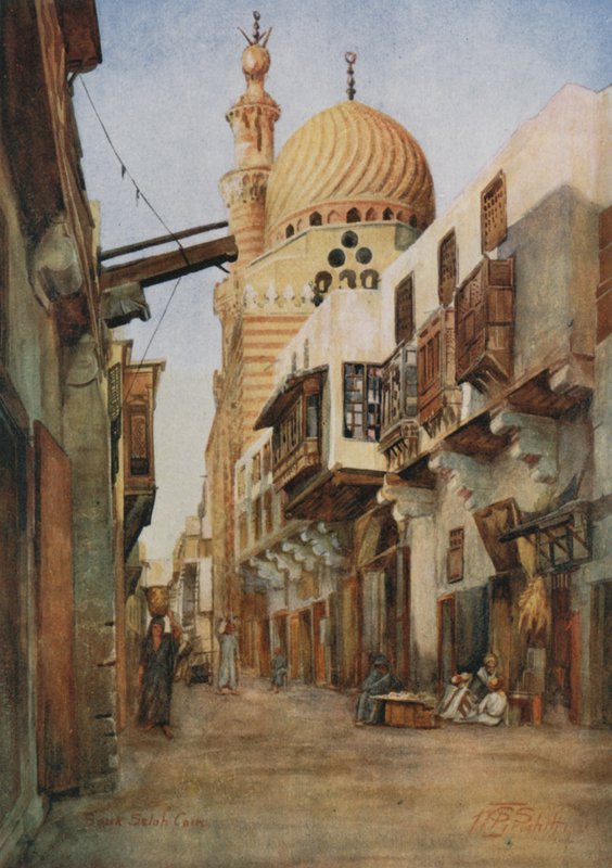 Souk Selal, il bazar degli armaioli, Il Cairo da Walter Spencer Stanhope Tyrwhitt