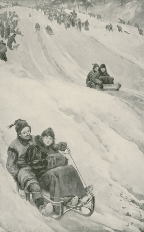 Una pista da slittino in Canada da Walter Stanley Paget