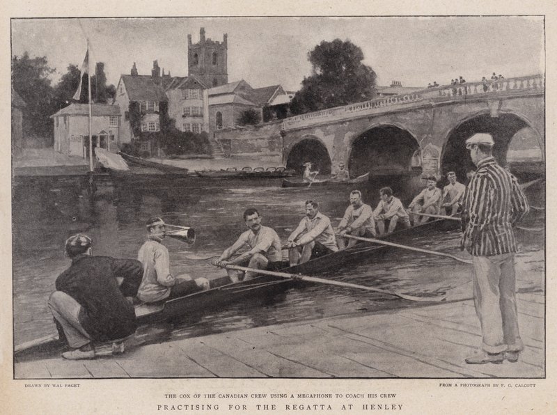 Allenamento per la regata a Henley da Walter Stanley Paget
