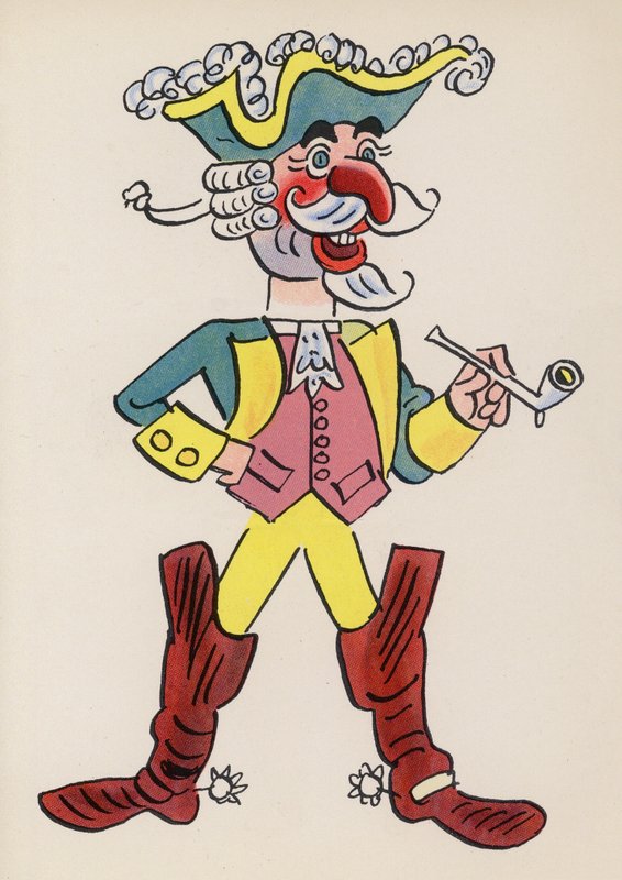 Figure dai libri per bambini: Barone di Münchhausen da Walter Trier