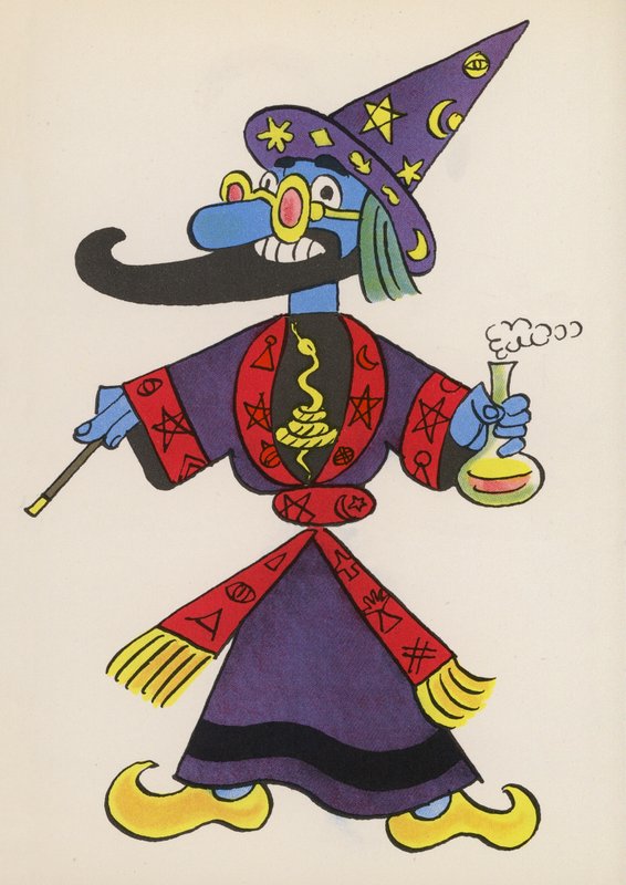 Figure dai libri per bambini: Mago da Walter Trier