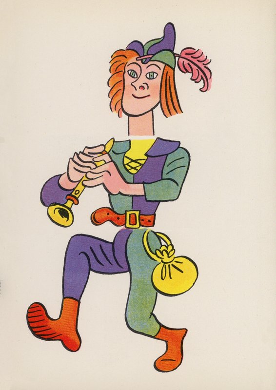 Figure dai Libri per Bambini: Il Pifferaio Magico da Walter Trier