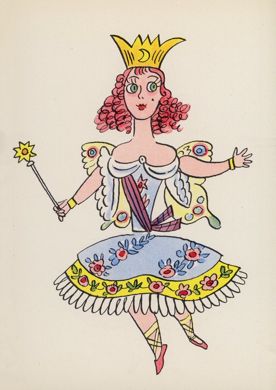 Figure dai libri per bambini: La Regina delle Fate da Walter Trier