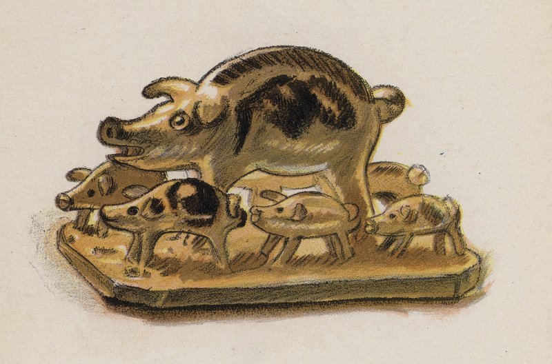 Vecchio giocattolo da Walter Trier