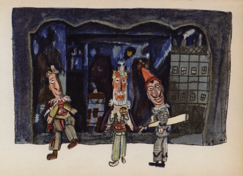 Vecchio giocattolo da Walter Trier